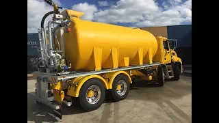 The Largest Single Piece Poly Transport Tank available in Australia