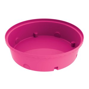 200L Round Molasses Trough – Flat Floor Magenta