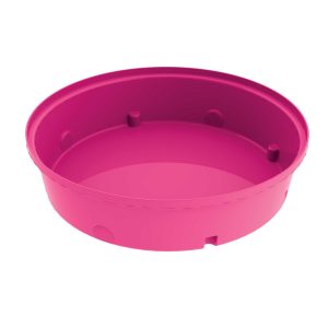 350L Round Molasses Trough – Flat Floor – Magenta