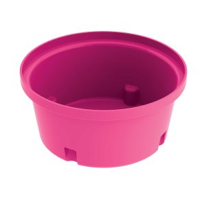 50L Round Molasses Trough – Flat Floor – Magenta