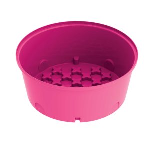 650L Round Molasses Trough – Safety Tread Magenta