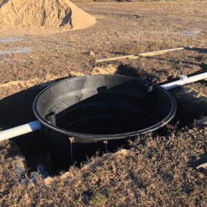 Septic Tank during installation.