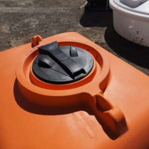 Orange Nu-Tank Water Transport Tank lid.