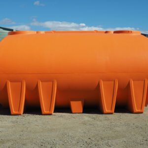 Orange Nu-Tank Water Transport Tank.